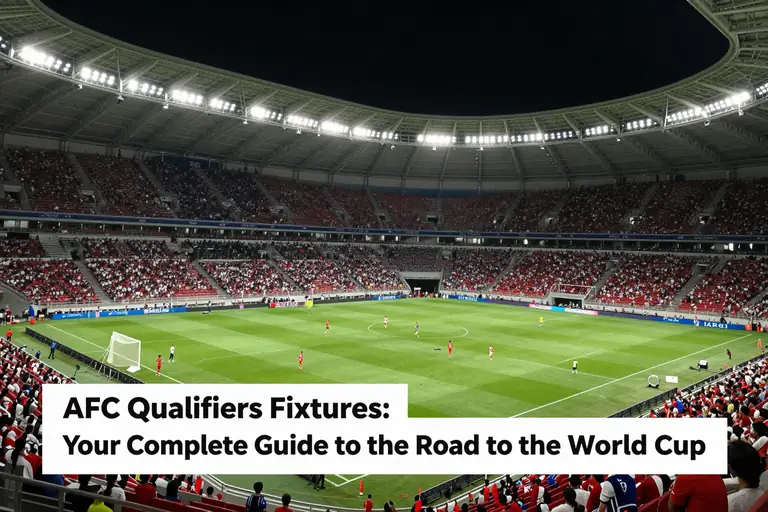 AFC Qualifiers Fixtures: Your Guide to the World Cup Journey