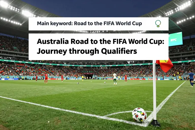 Australia Road to the FIFA World Cup: Journey Through Qualifiers