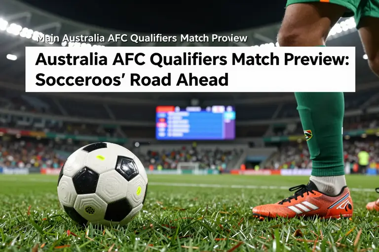 Australia AFC Qualifiers Match Preview: Socceroos' Road Ahead