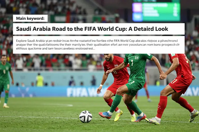 Saudi Arabia Road to the FIFA World Cup: A Detailed Look